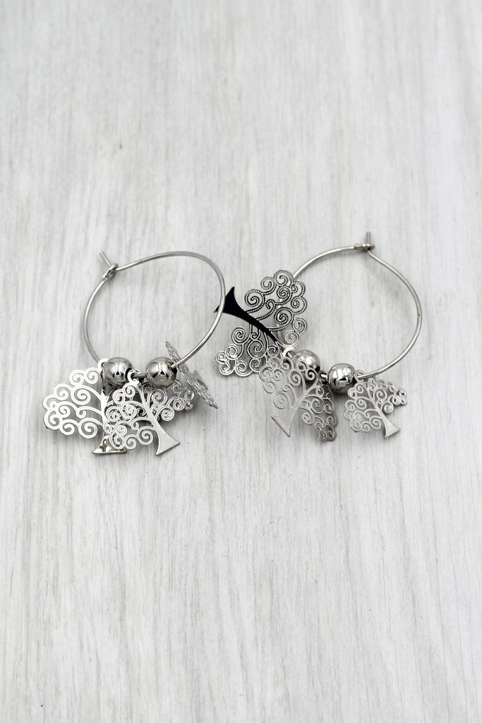 fashion small tree earrings