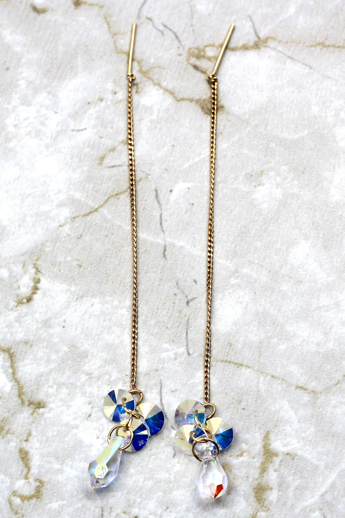 swarovski Crystal Pendant Earrings