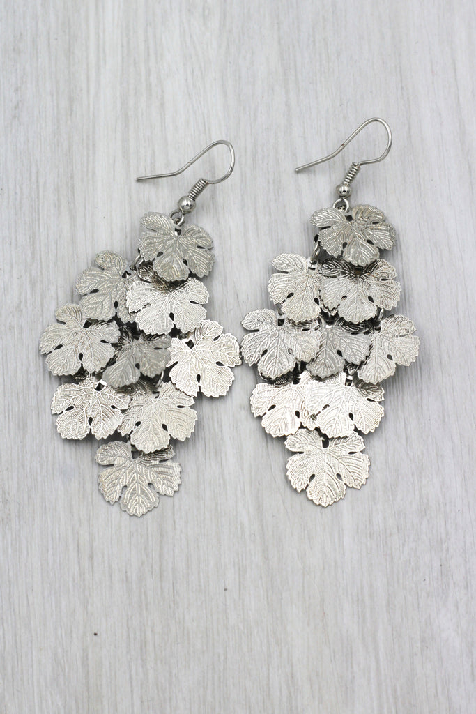 long small maple earrings