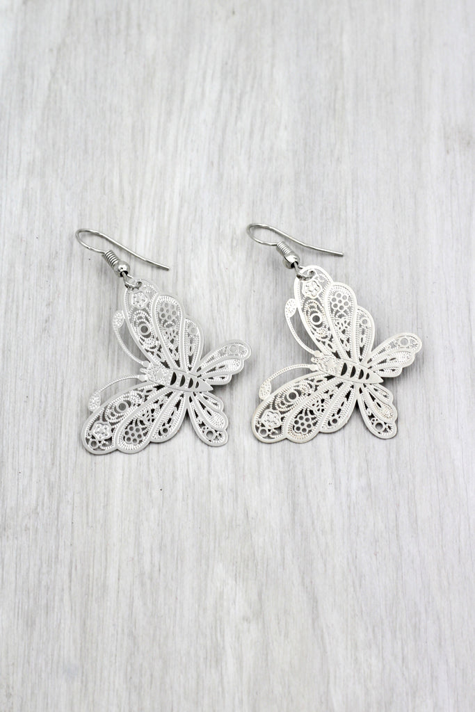 fashion big butterfly earrings