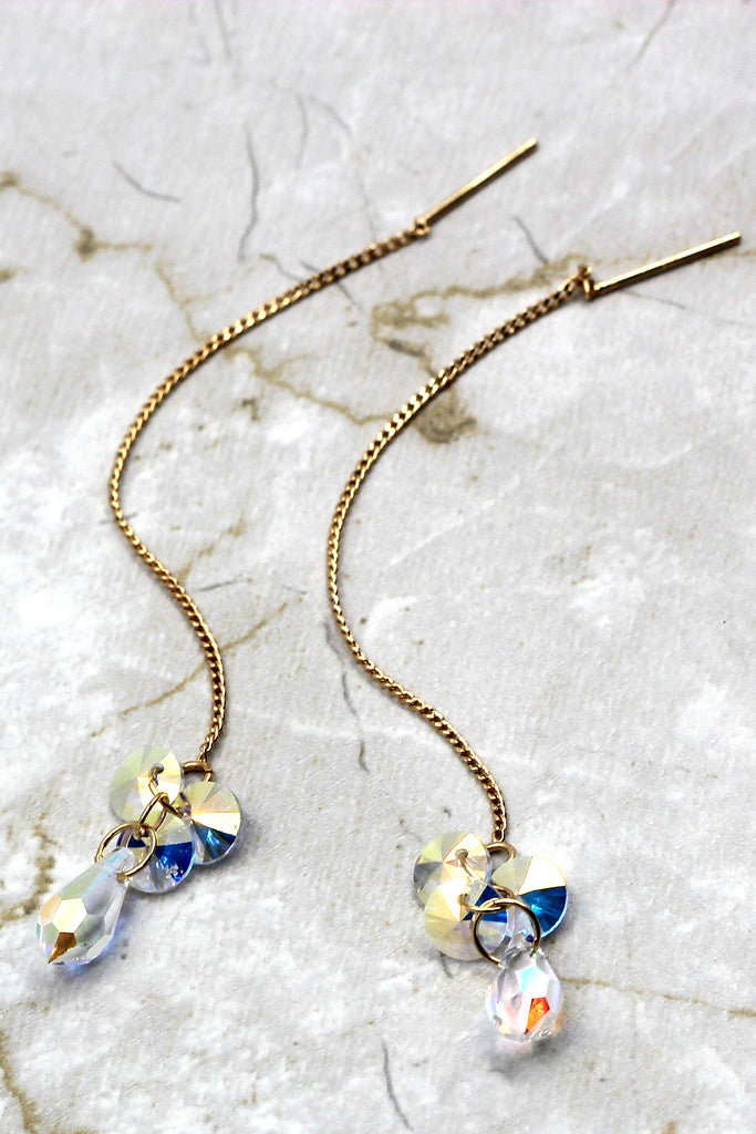 swarovski Crystal Pendant Earrings