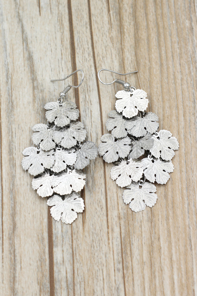 long small maple earrings