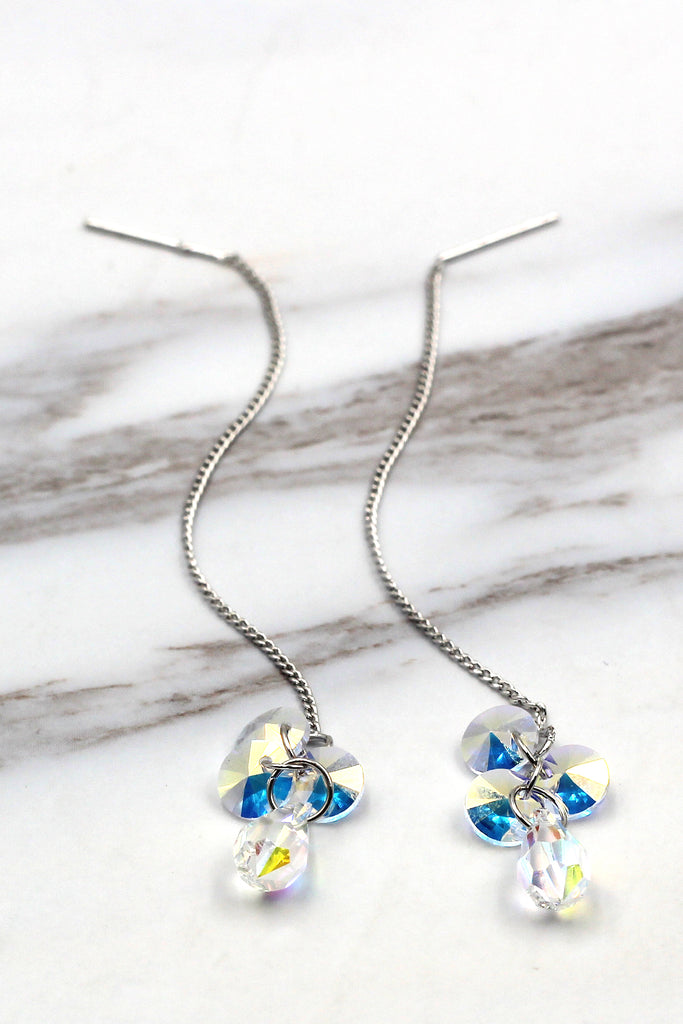 swarovski Crystal Pendant Earrings