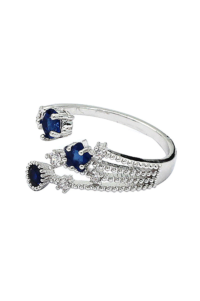 shining crystal meteor ring