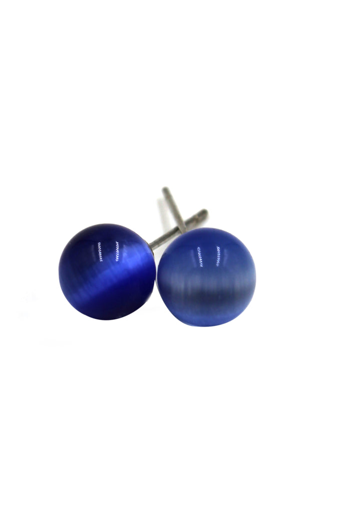 fashion cat eye ball earrings