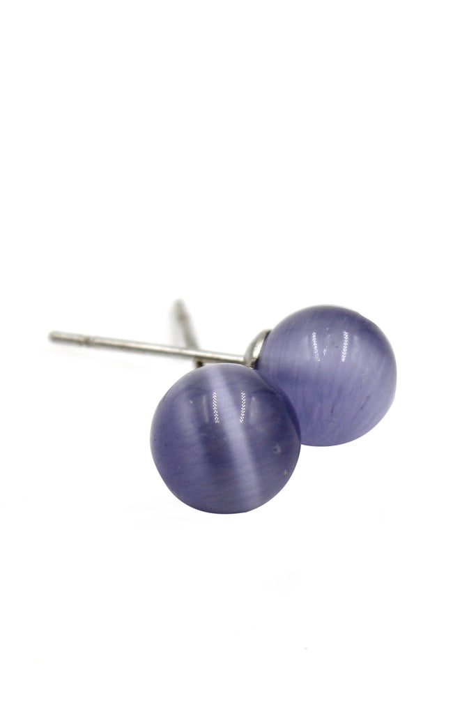 fashion cat eye ball earrings