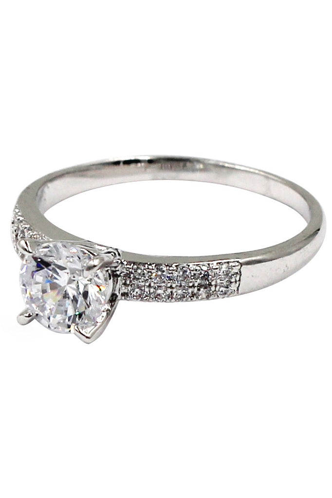 classic mosaic crystal ring