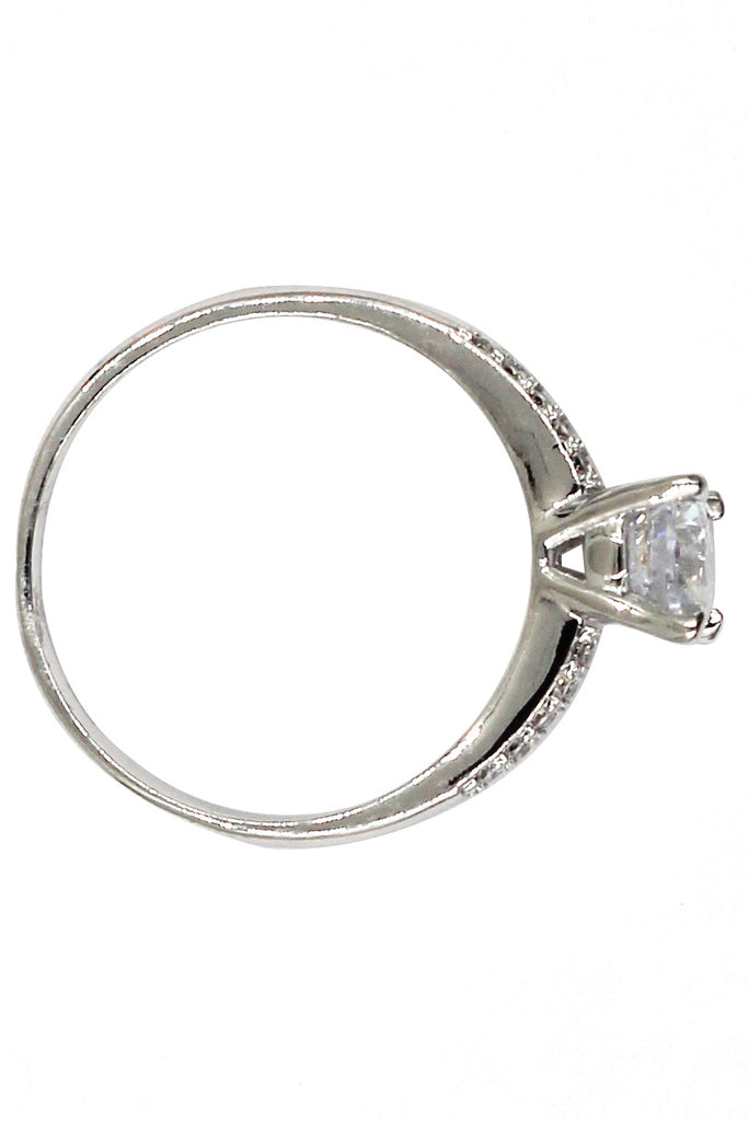 classic mosaic crystal ring