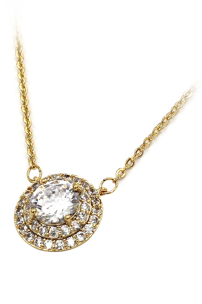 sparkling crystal clavicle necklace earrings set