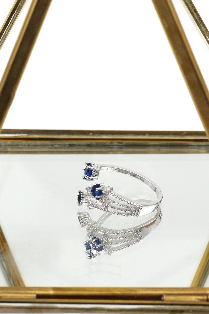 shining crystal meteor ring