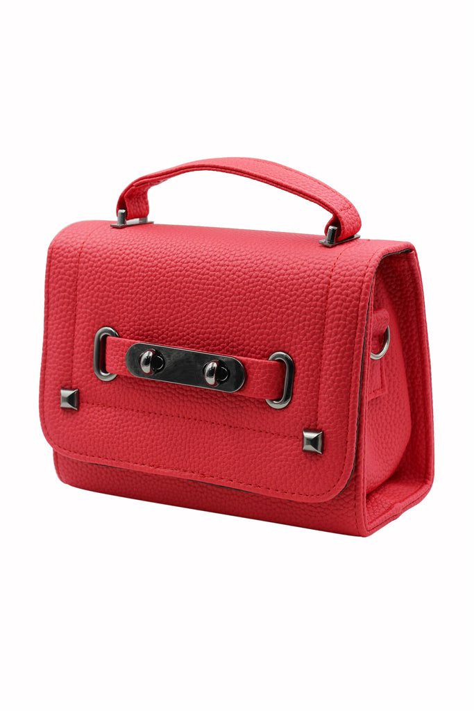 pebble lady removable small leather handbag