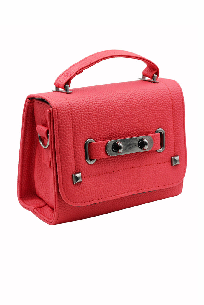 pebble lady removable small leather handbag