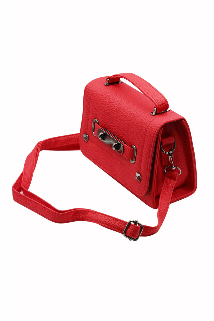 pebble lady removable small leather handbag