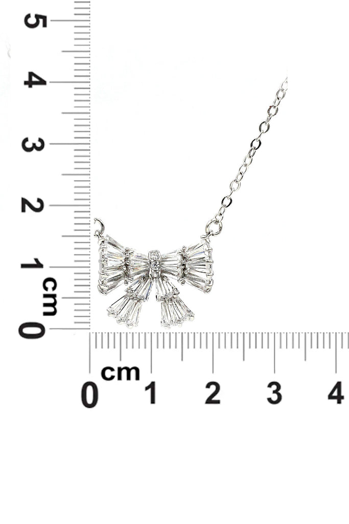 small fresh bow wild necklace