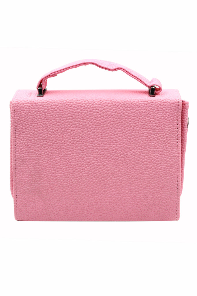 pebble lady removable small leather handbag