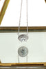 sparkling crystal clavicle necklace