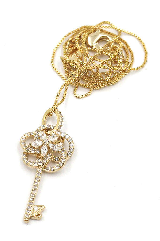 fashion wild key pendant necklace