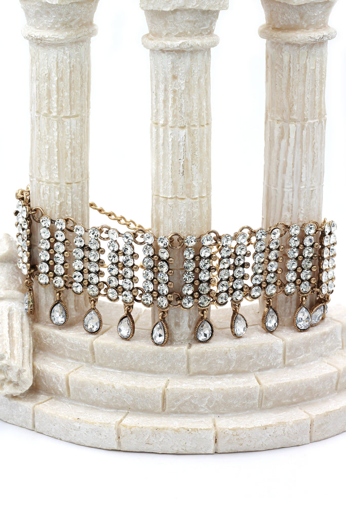 fashion retro pendant crystal choker