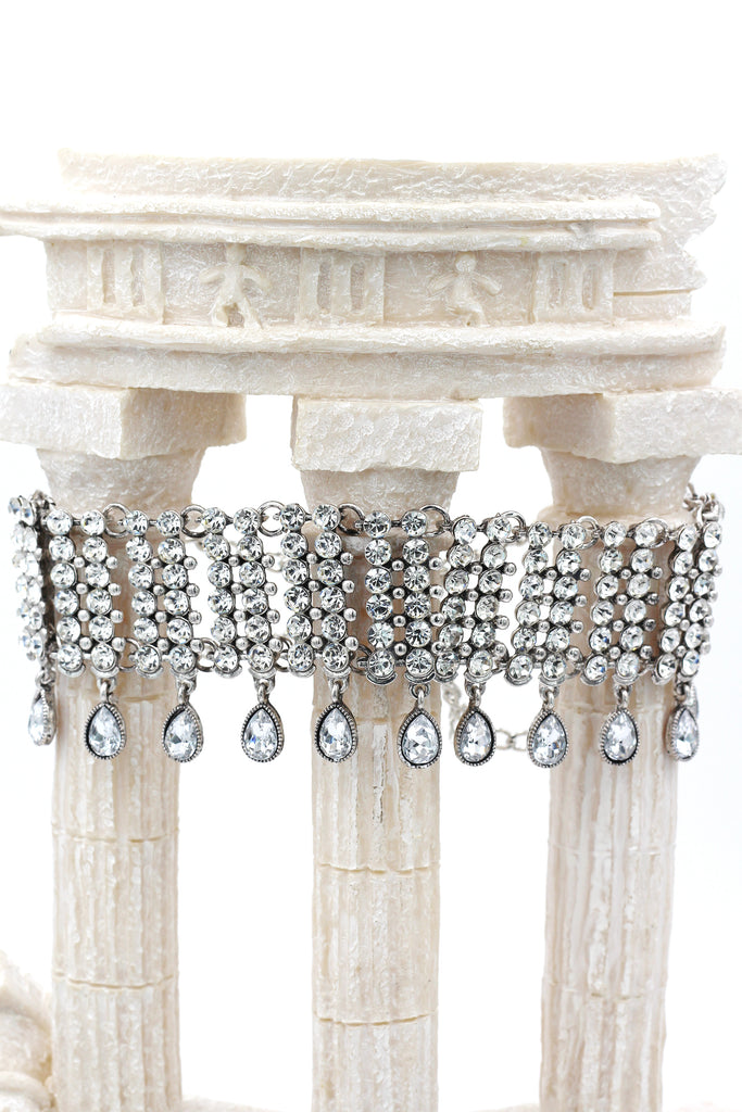 fashion retro pendant crystal choker