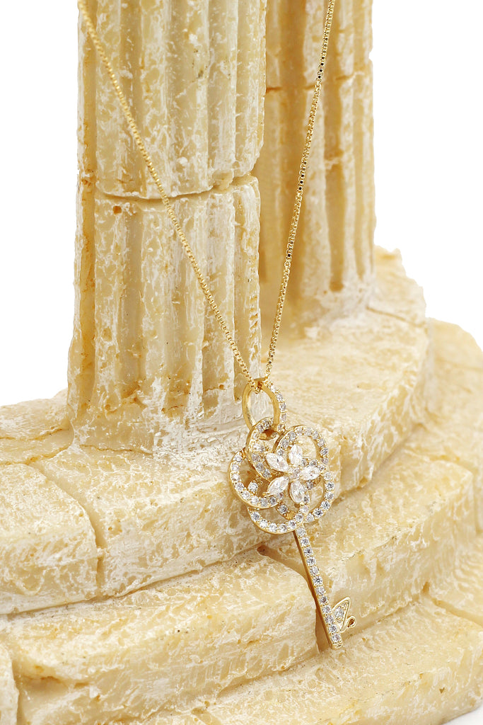 fashion wild key pendant necklace