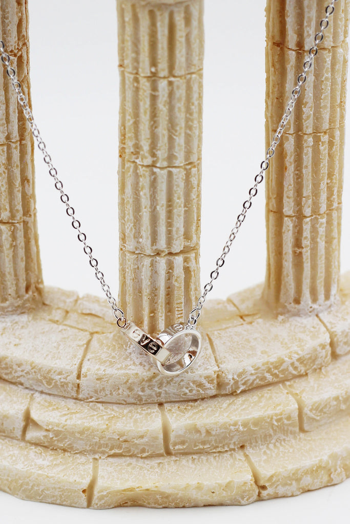 fashion circle earring necklace set