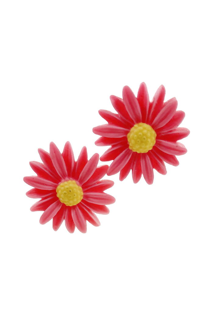 sun flower daisy earrings