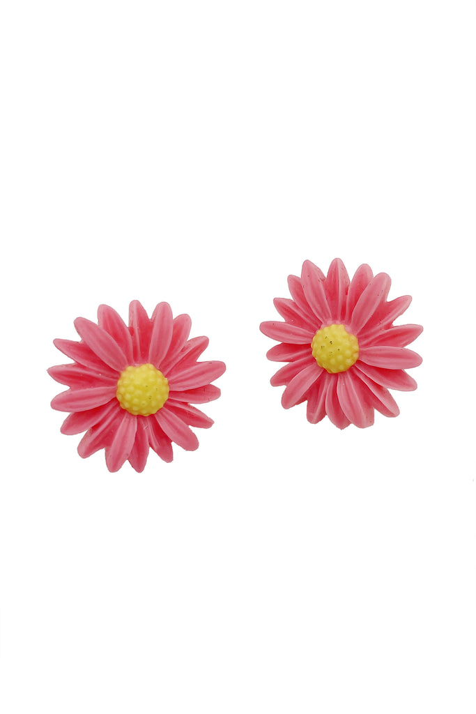 sun flower daisy earrings