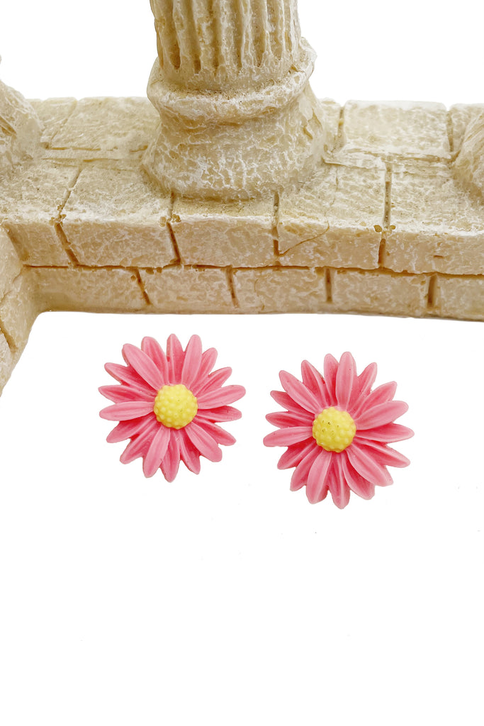 sun flower daisy earrings