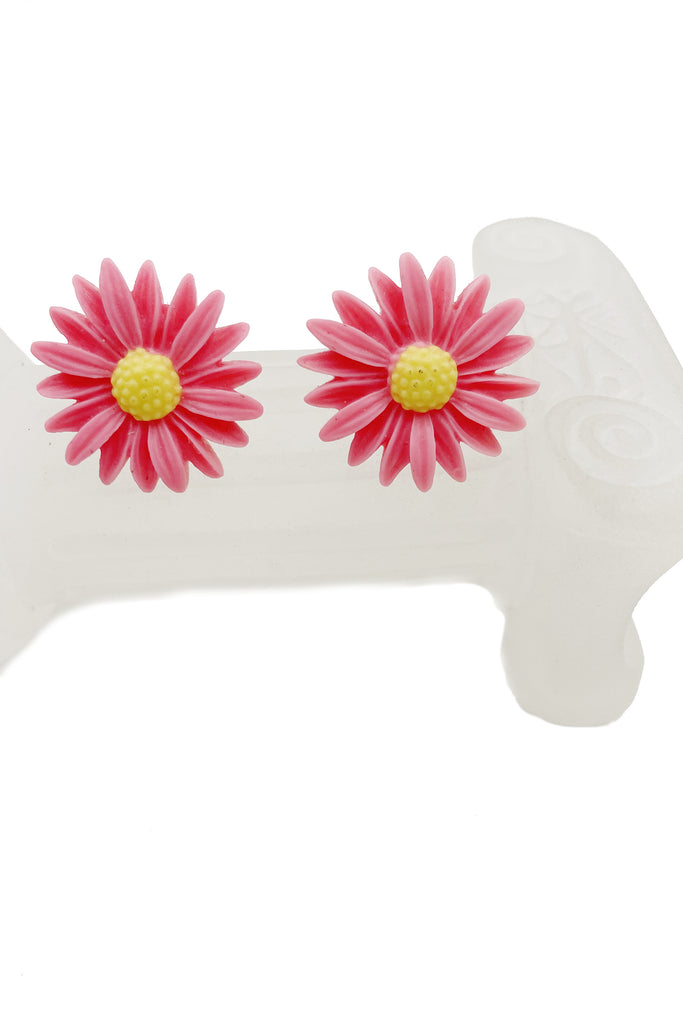 sun flower daisy earrings