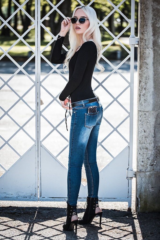 basic blue vintage denim