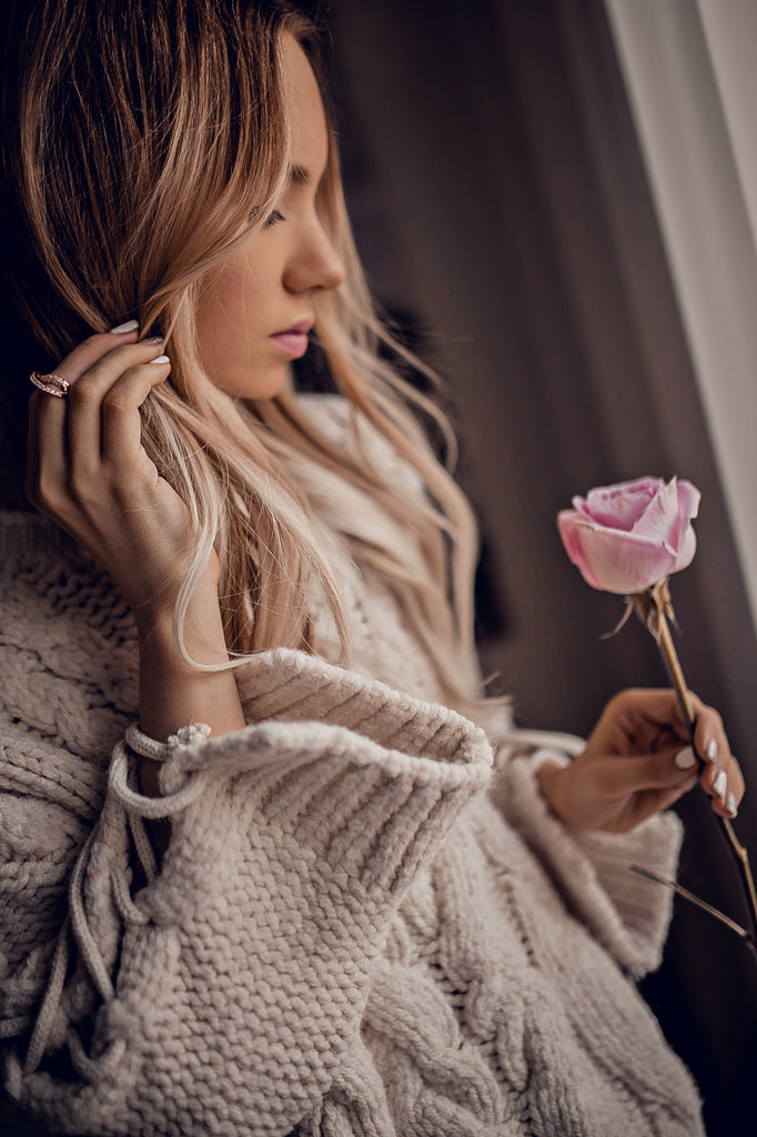 fashion intersect crystal ring