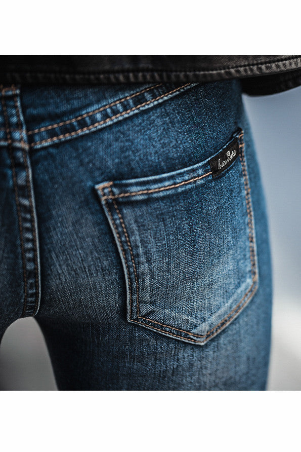 basic blue vintage denim