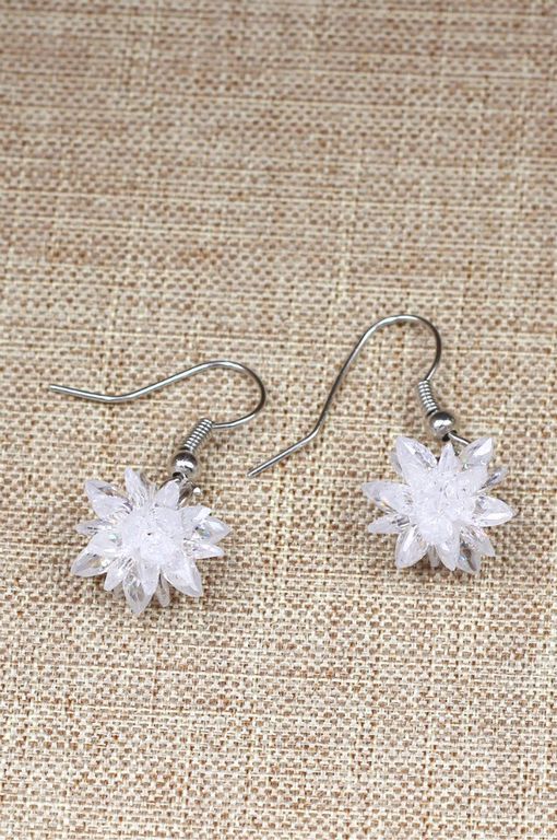 snowflake silver necklace set