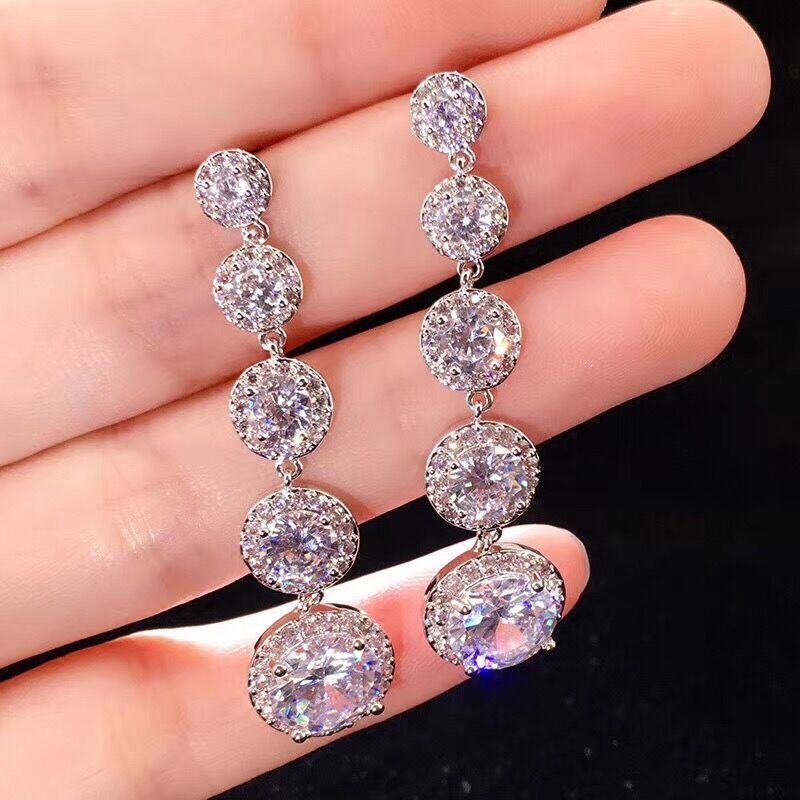 beautiful silver pendant earrings