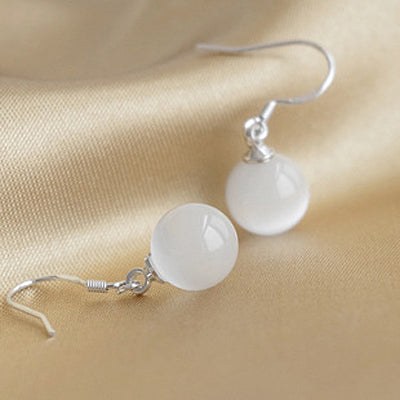 Zip Crystal ball earring