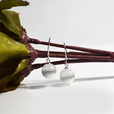 Zip Crystal ball earring