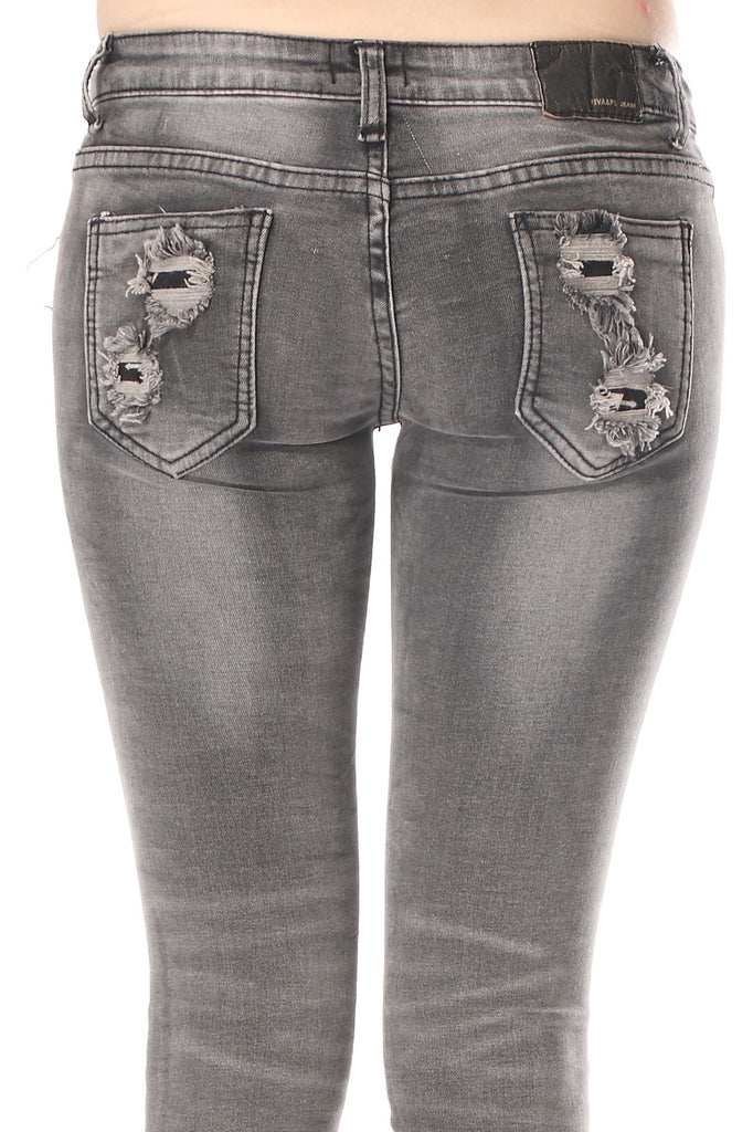 Grey Broken Jeans