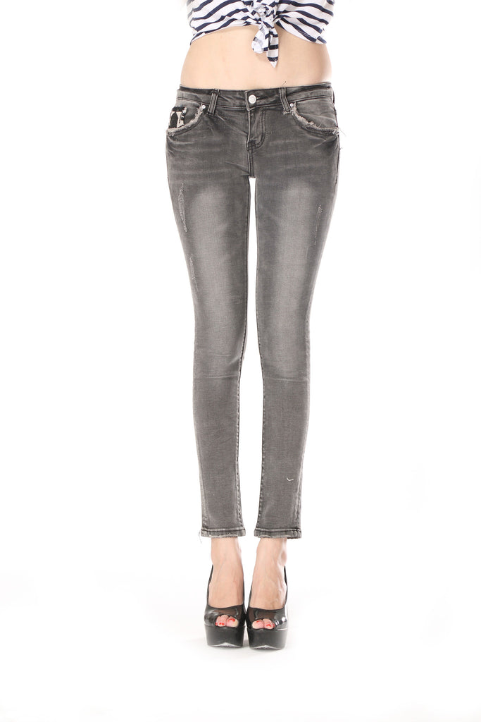Grey Broken Jeans