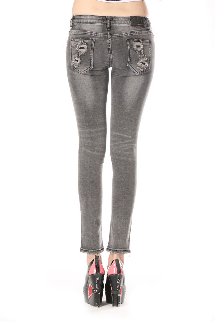 Grey Broken Jeans