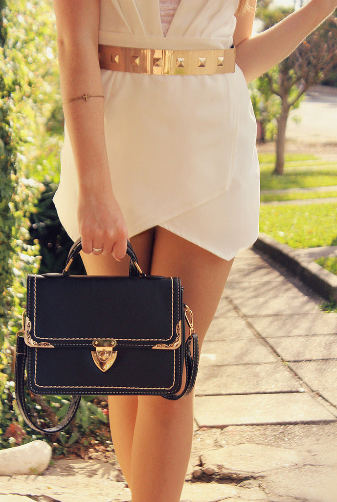 Elegant buckle Small Purse