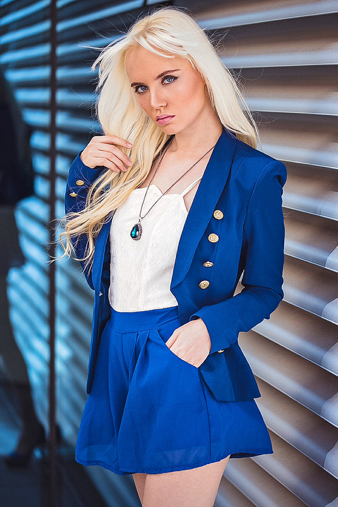 blue crystal pendant necklace