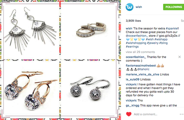 3909 likes on Instagram via our favorite app Wish!