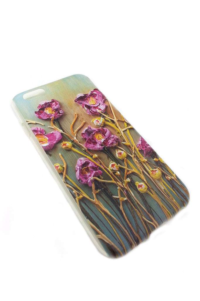 Purple Flowers iPhone 6 case