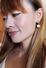 fine pearl crystal necklace earring set