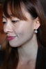 noble silver diamond earrings