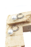 fashion pearl earrings ring set