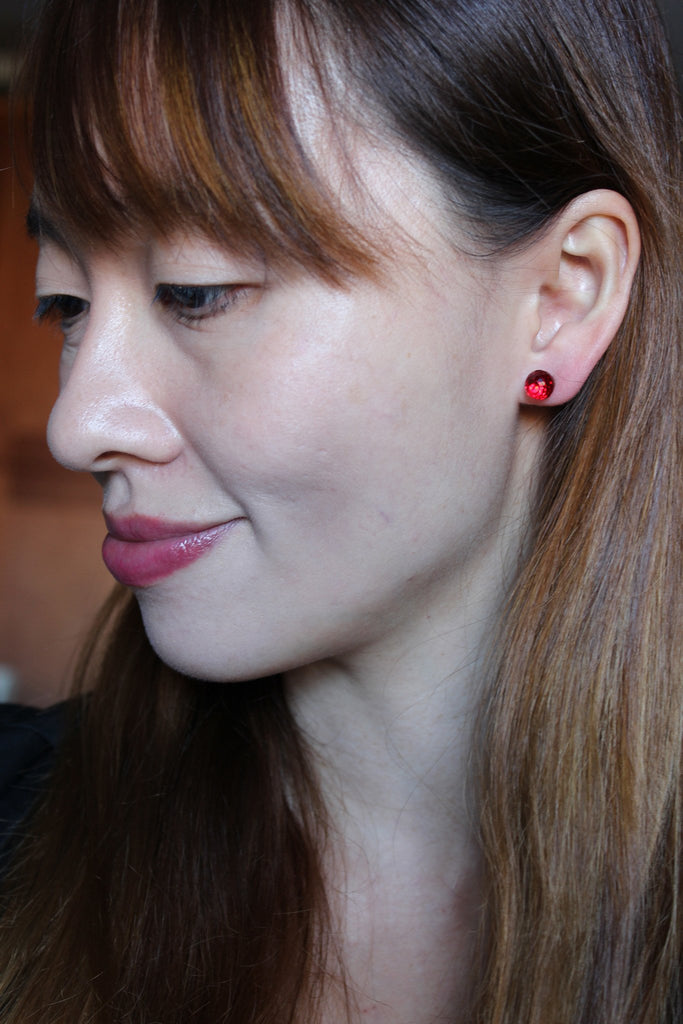 opened opal ring crystal earring set