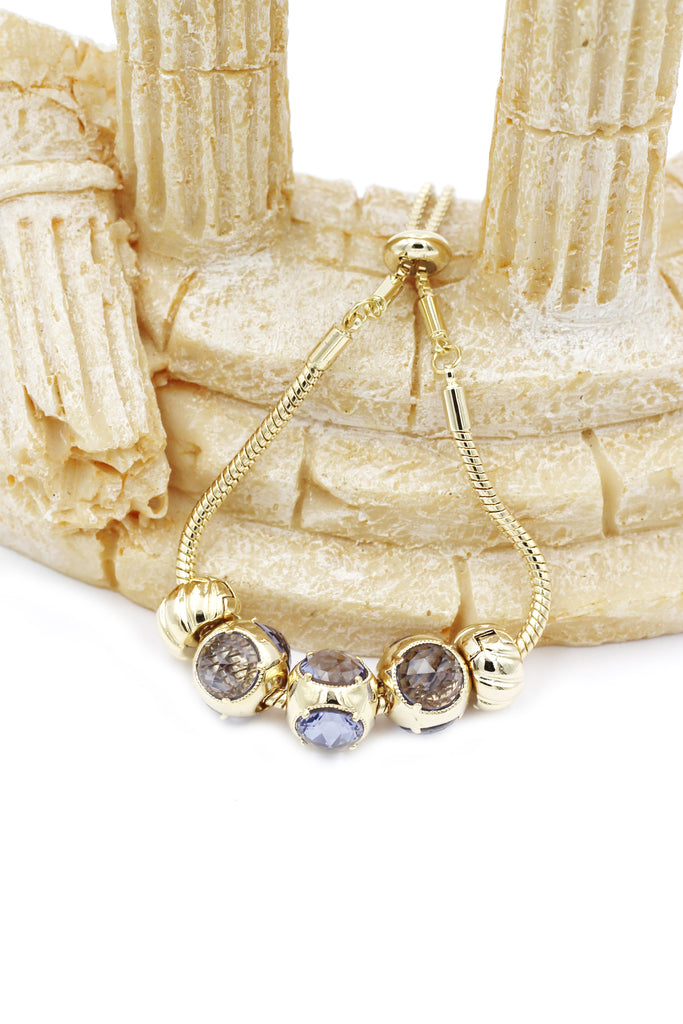 elegant crystal bracelet necklace set
