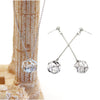 diamond pendant necklace earring set