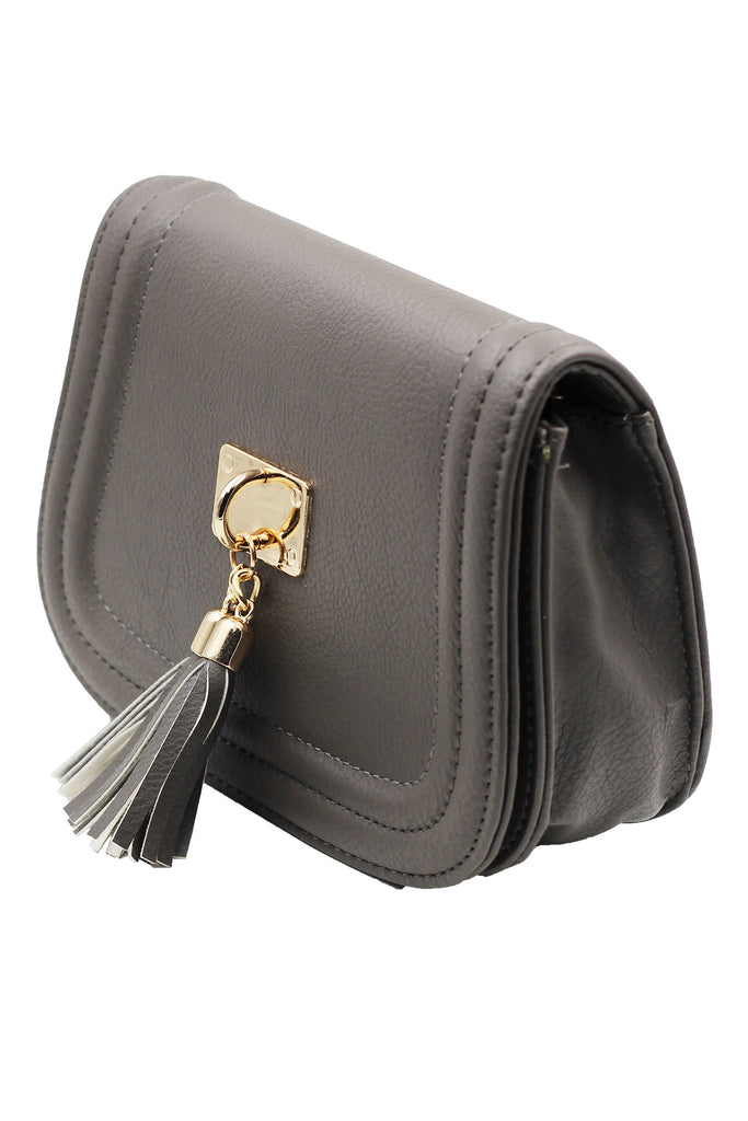 fringed leather sweet little purse